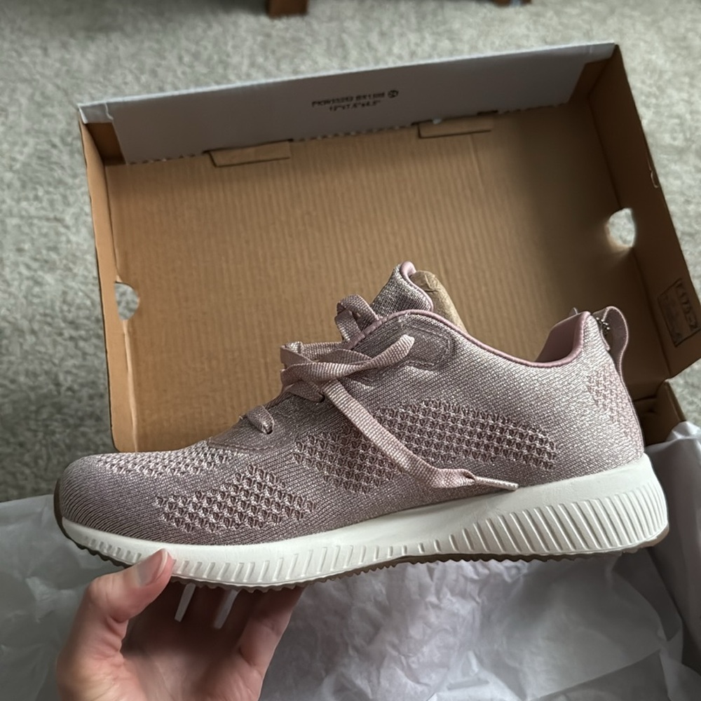 BOBS Sport Sketchers Glitz Maker Sneakers - Mauve - Picture 2 of 4